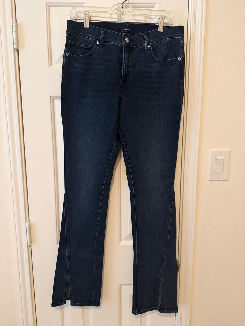 Express Women's Dark Blue Skyscraper Jeans